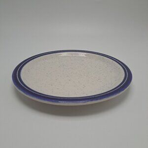 Syracuse China Blue Speckled Plate Stoneware USA